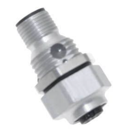 MDC-4MFR-TM MENCOM ADAPTOR<br>4 PIN M12 M/F STR BULKHEAD 300VDC